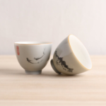 Chinese Ceramic Fish Tea Cups 130ml