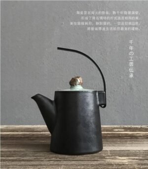 Black Clay Tea Pot 250ml