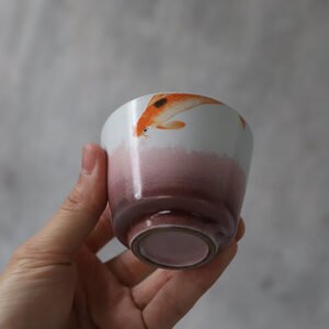 Porcelain Koi Fish Tea Cups 100ml