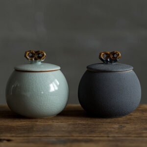 Vintage Ceramic Tea Canister Tea Canister