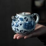 Chinese Blue and White Porcelain Tea Pot 140ml