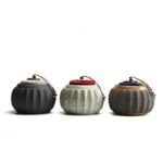 Ceramic Pumpkin Tea Canister