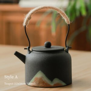Ceramic Mountains Tea Pot 350ml