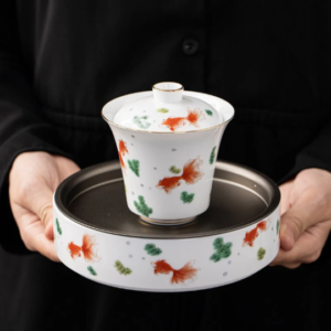 Fish Gaiwan and Tea Pot Holders