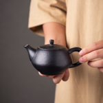 Japanese Black Clay Tea Pot 170ml