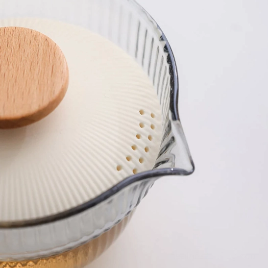 100ml travel tea set all components laid out for display