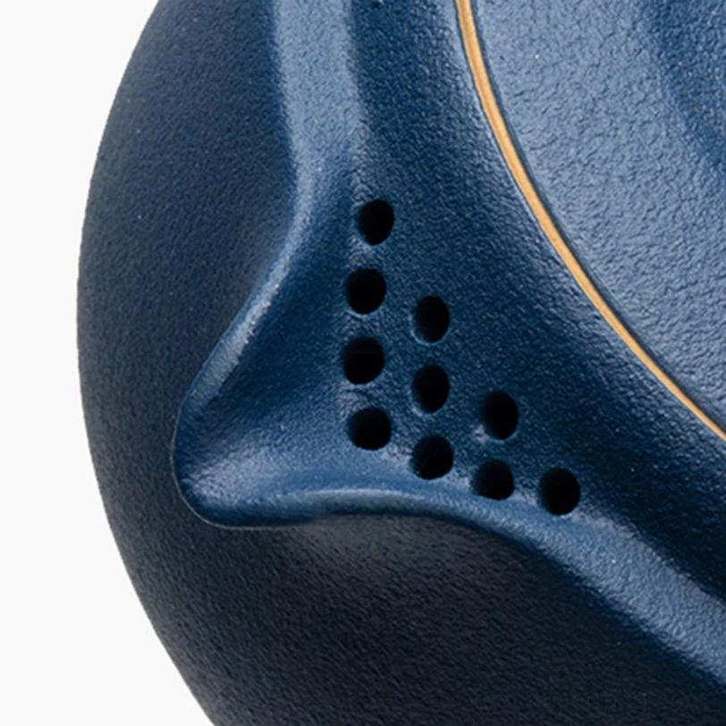 Nesting design of 160ml travel tea set showing compact storage