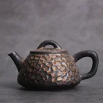 175ml antique style ceramic teapot with infuser main view