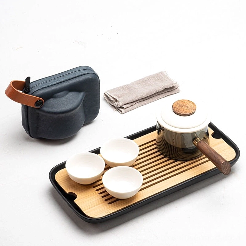 full components of 200ml portable travel tea set