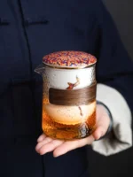 full complete 300ml portable travel kung fu tea set with red storage case