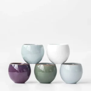 size dimension 80ml five great kilns chinese tea cup