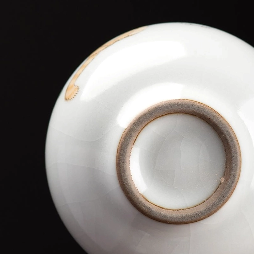 dimension size reference for cat motif chinese ceramic tea cup