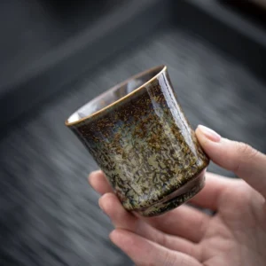 115ml unique kiln change glaze chinese jianzhan tea cup