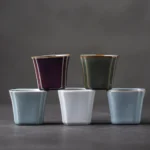 50ml chinese vintage porcelain gongfu tea cup full view