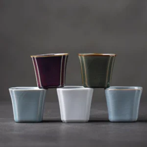 50ml chinese vintage porcelain gongfu tea cup full view