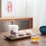 complete 130ml portable kung fu travel tea set with all components