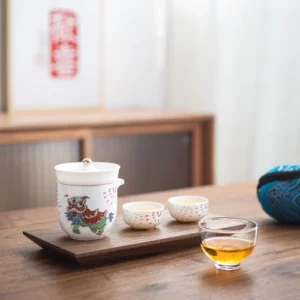 complete 130ml portable kung fu travel tea set with all components