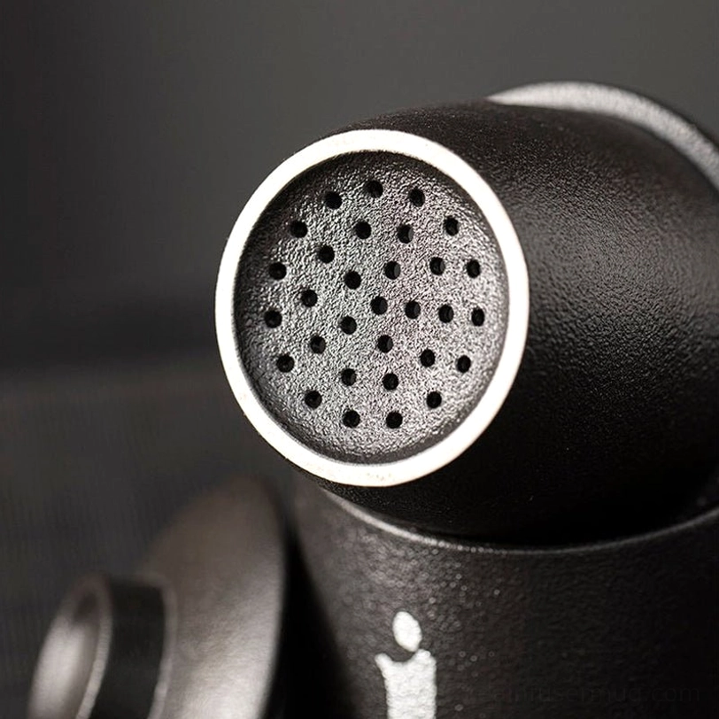 detached ceramic infuser and lid for chinese art tea infuser mug