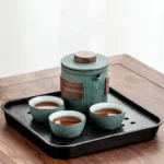 full complete 150ml travel kung fu tea set with carrying bag
