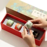 Ink mountain Chinese ceramic tea cup set 70ml product overview