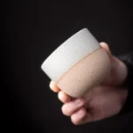 Product specification overview of 6-pack 140ml Japanese style ceramic tea cup set