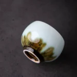130ml authentic jianzhan chinese ceramic tea cup overall view