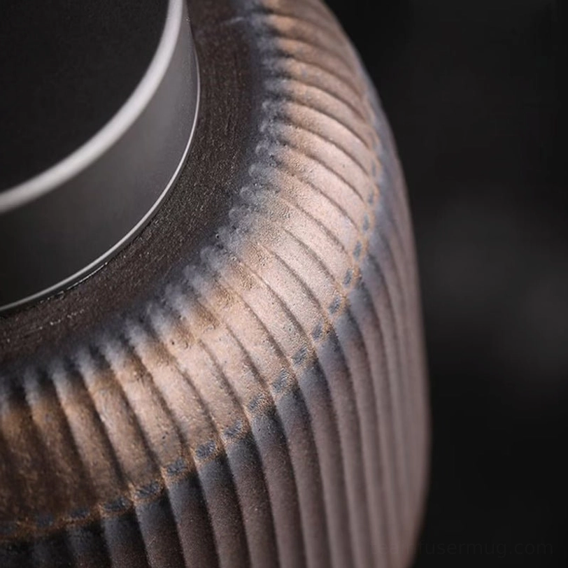 retro styled ceramic tea storage canister for home decor