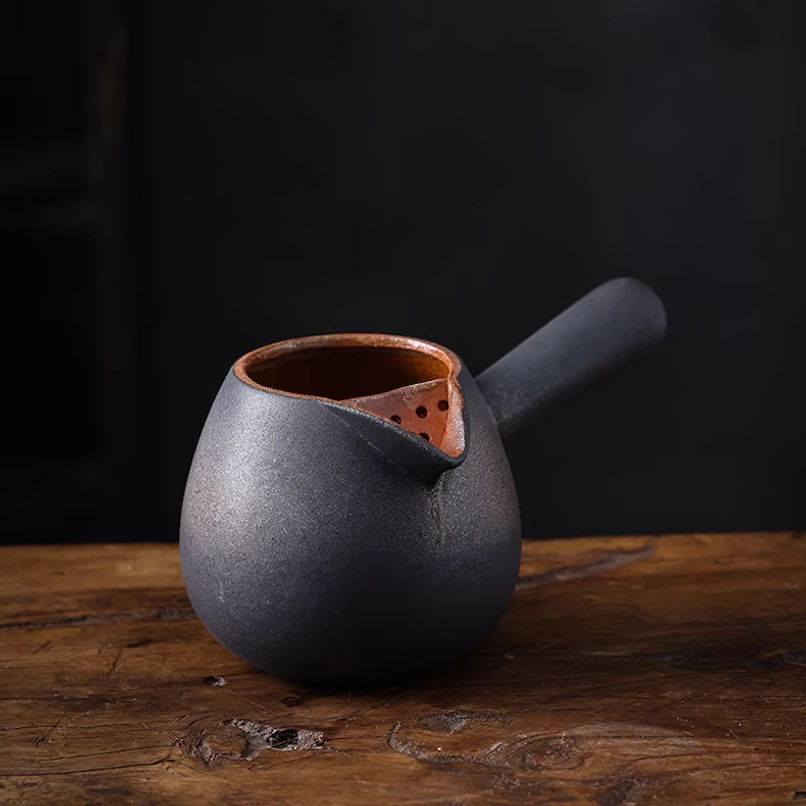 size reference 700ml ceramic kyusu teapot with infuser