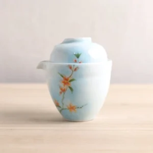 Style A floral pattern travel tea set one pot one cup
