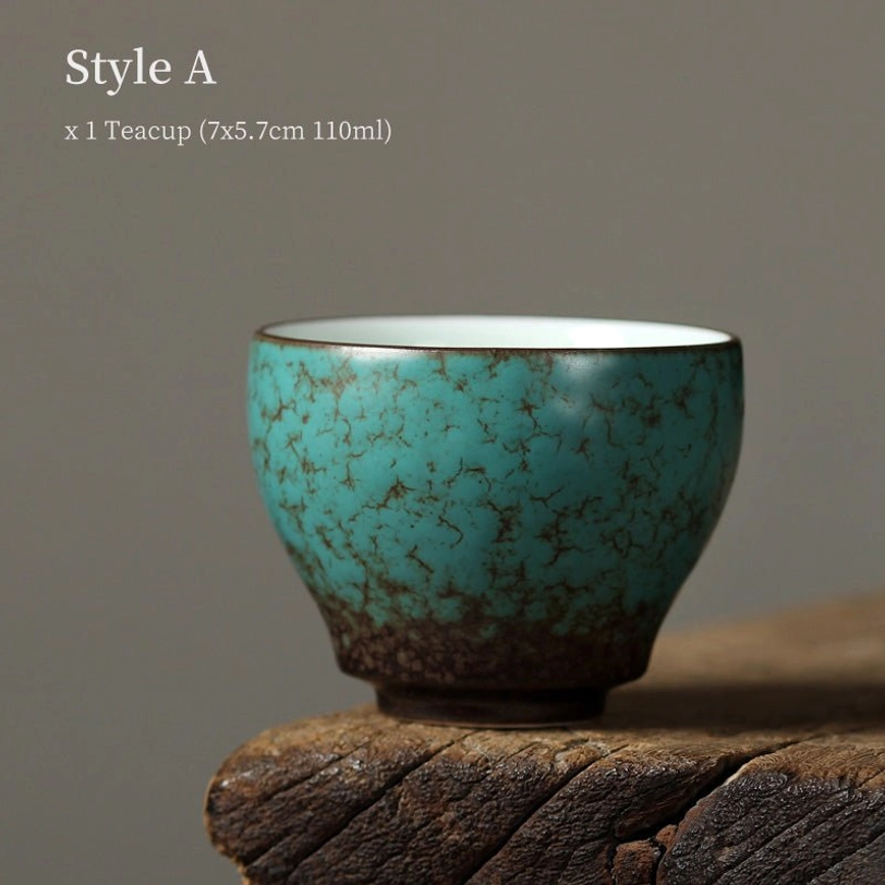 style a green porcelain chinese tea cup 110ml variant