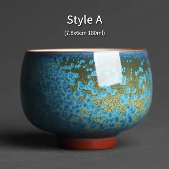 Style A rounded large capacity Jun Kiln Chinese tea cup