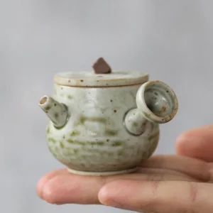 style f e d mini side handle ceramic teapot with infuser 25ml 30ml