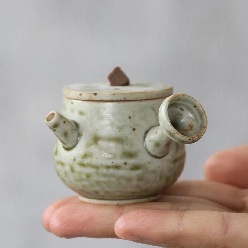 style f e d mini side handle ceramic teapot with infuser 25ml 30ml