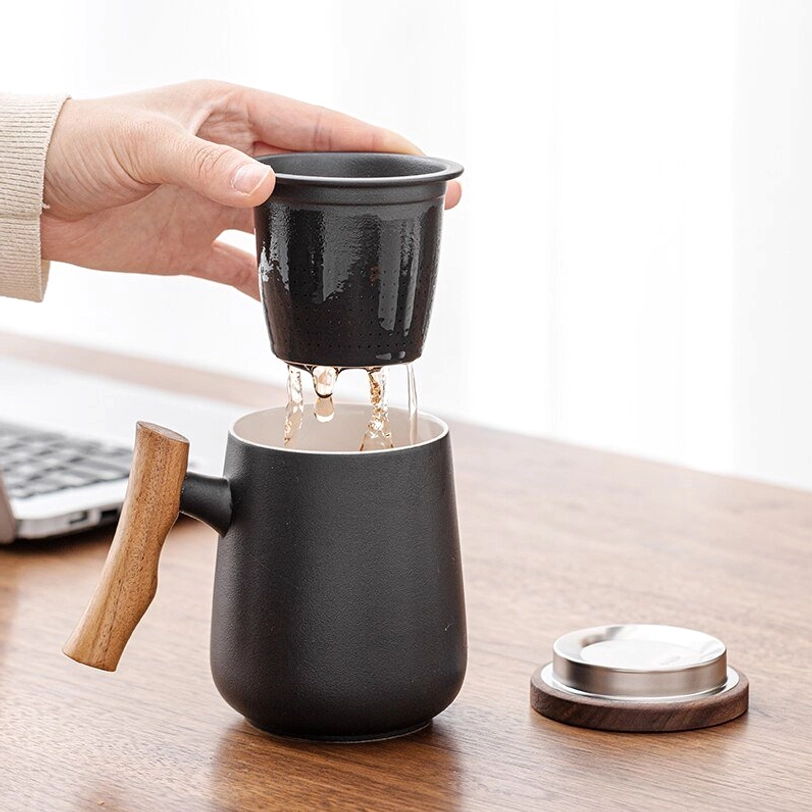 food-grade SUS304 stainless steel marking on infuser base of tea infuser mug