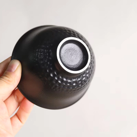 top view open gaiwan tea cup showing white interior