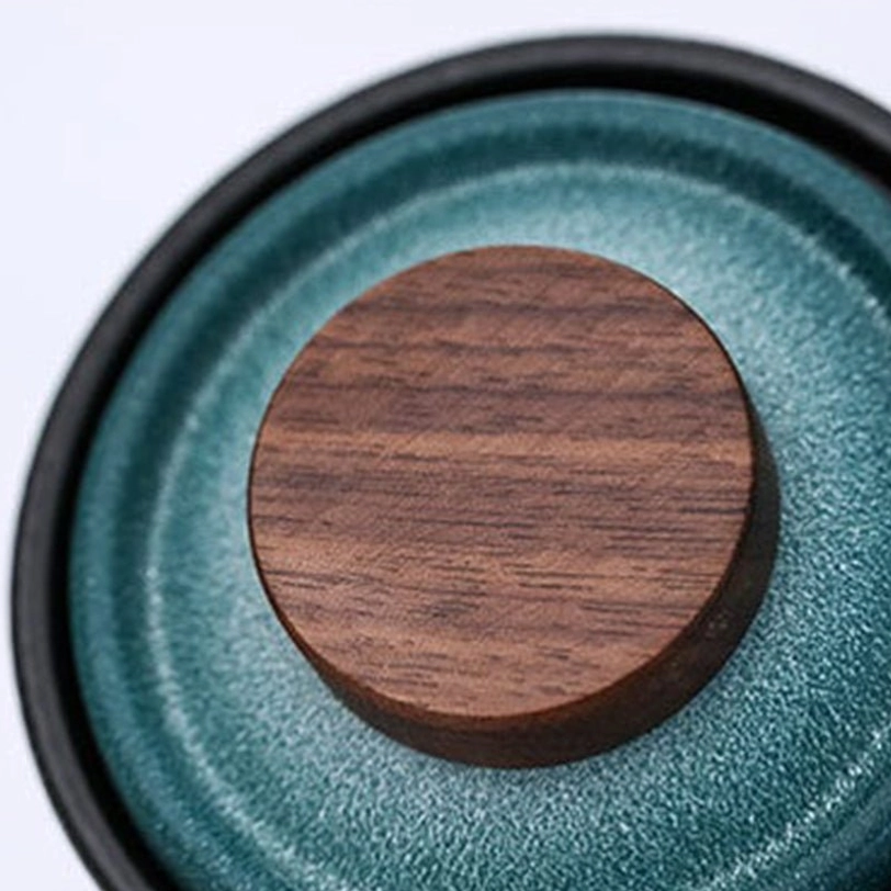 travel tea set all components unpacked outside the carrying bag