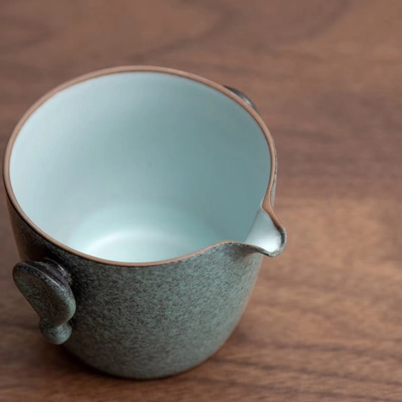 Travel tea set brewing bowl with built-in strainer filter