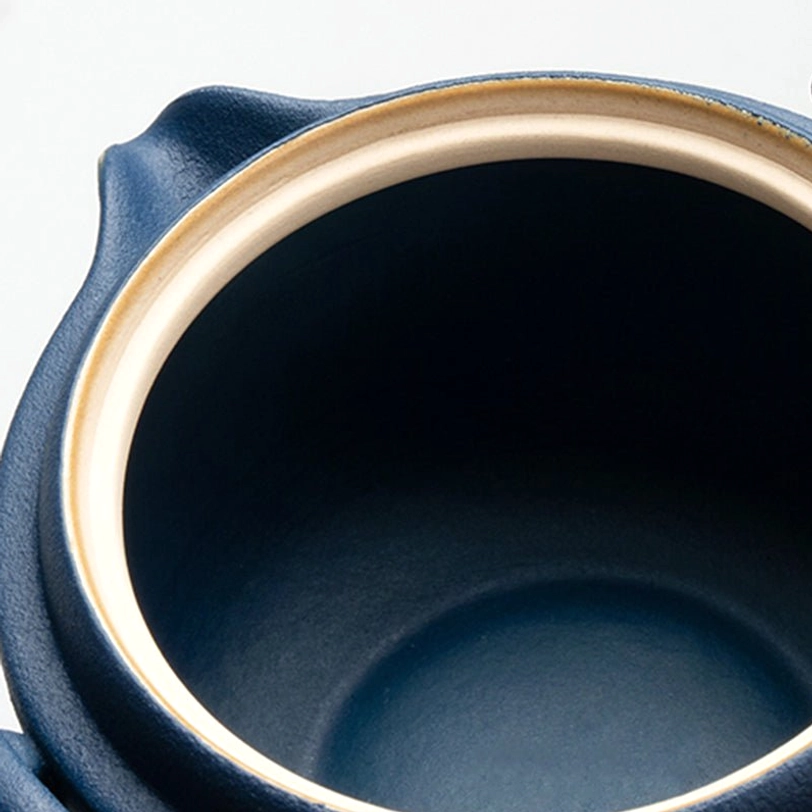 160ml travel tea set carrying case with hanging strap and metal buckle