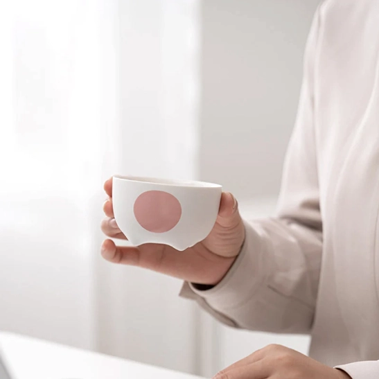 portable travel tea set gaiwan with glass tea strainer