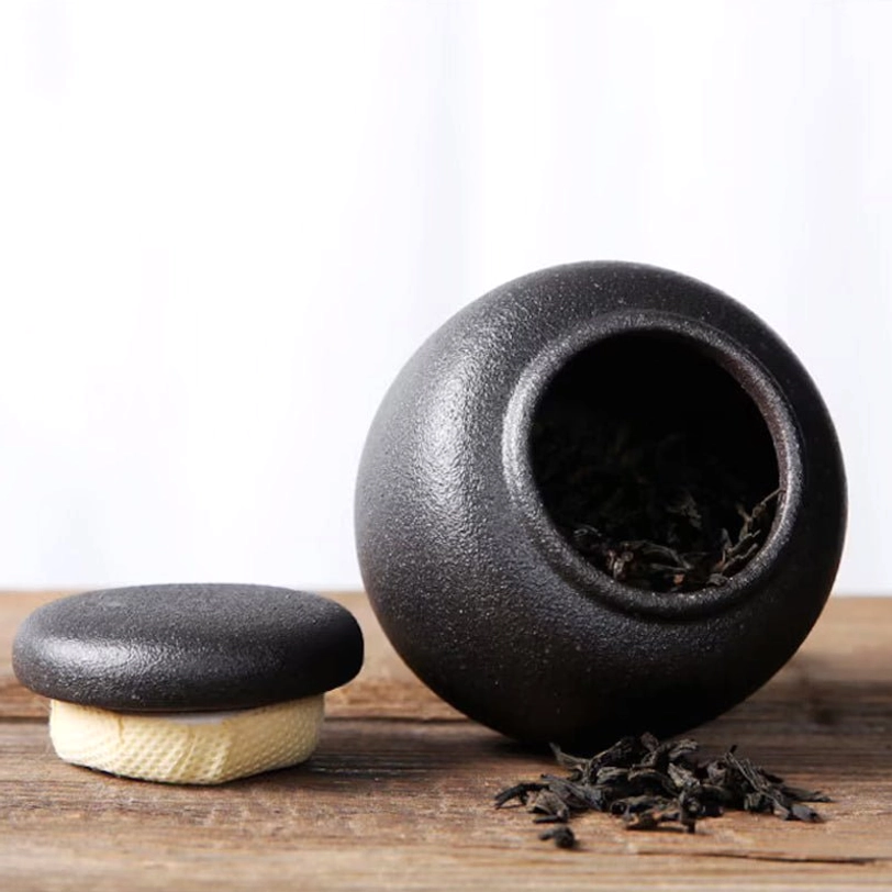 travel tea set ceramic tea caddy for loose leaf tea