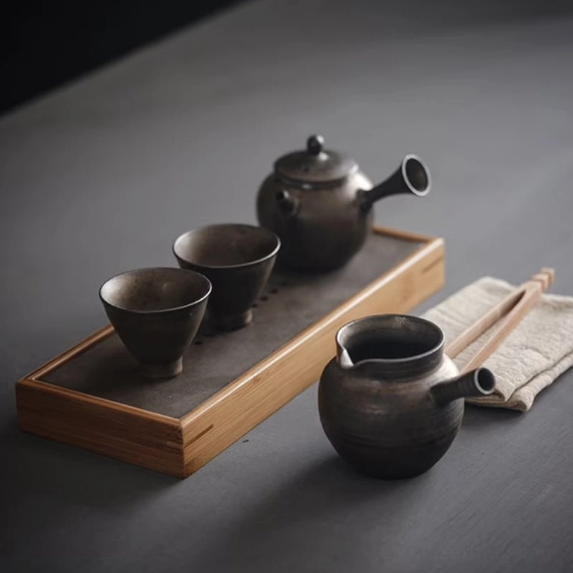 vintage bronze finish chinese tea cup size comparison